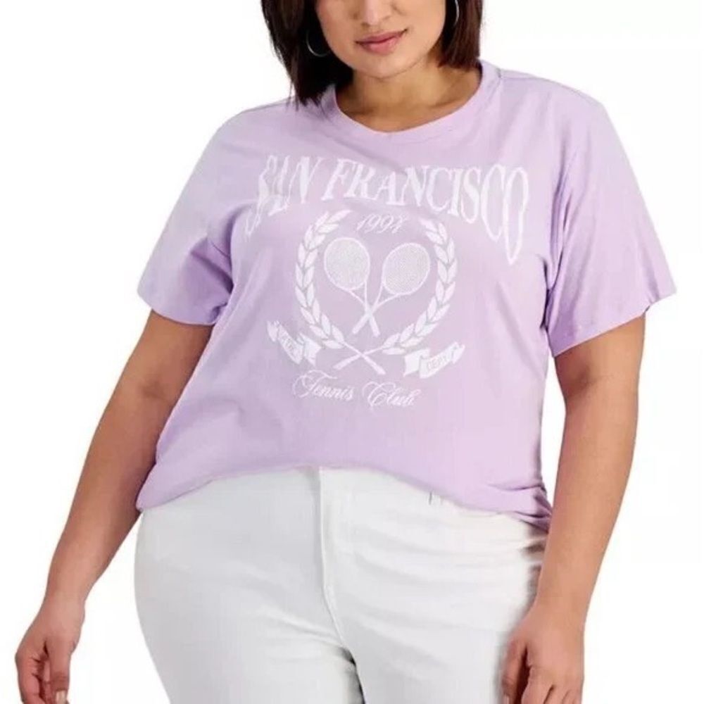 Grayson Threads 2X Shirt purple San Francisco Tennis